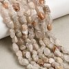 Natural Thousand Layer Phantom Quartz Layered Lodolite Quartz Thousand Layer Garden Quartz Beads Strands GG-CBAC13F-A04-01-1