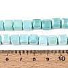 Anti-Tarnish Electroplate Glass Beads Strands GLAA-T025-8mm-10E-4