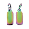 Ion Plating(IP) 304 Stainless Steel Pendants STAS-I311-31A-RC-1