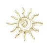 Hammered Alloy Pendants PALLOY-B016-03A-G-1