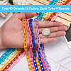 Yilisi 40 Strands 10 Colors Handmade Opaque Acrylic Paperclip Chains KY-YS0001-04-10