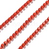 Iron Rhinestone Glass Cup Chain CH-U001-01P-2