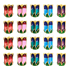 Yilisi 20Pcs 5 Colors Alloy Bead Caps ENAM-YS0001-04-26