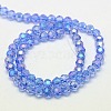 Electroplate Glass Beads Strands LS-EGLA-J042-8mm-AB02-2