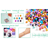 300Pcs 10 Colors Natural Freshwater Shell Beads SHEL-TA0001-06-20