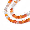 Opaque Glass Beads Strands X-GLAA-T006-07-A07-2