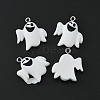 Halloween Themed Opaque Resin Pendants LS-RESI-CJC0006-028C-2