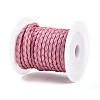 Braided Cowhide Leather Cord NWIR-N005-01D-5mm-2