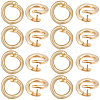 Brass Snap Clasps KK-BBC0021-49G-1
