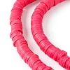 Handmade Polymer Clay Beads Strands CLAY-R089-6mm-Q093-4