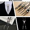4Pcs Zinc Alloy Cord Ends FIND-CA0003-94-5