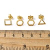 304 Stainless Steel Earrings Sets EJEW-S248-02G-3