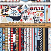 20 Sheets Retro Beach Theme Scrapbook Paper Pads PW-WG36988-01-1