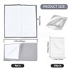 Gorgecraft 6 Sheets 2 Colors 4 Layers Silver Polishing Cloth AJEW-GF0006-81-2