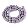 Opaque Glass Beads Strands GLAA-T028-14P-A04-2
