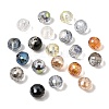 Transparent Electroplate Glass Beads GL-CBA2F3D-01-1