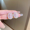 Alloy Imitation Pearl Stud Earrings WGC0511-15-1