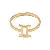 Real 18K Gold Plated 304 Stainless Steel Adjustable Finger Ring RJEW-L115-01G-06-2