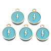 Alloy Enamel Pendants ENAM-N054-89B-1