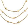 304 Stainless Steel Multi Layered Necklaces NJEW-H044-03G-1