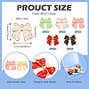 10Pcs 5 Colors Spray Painted Alloy Pendants FIND-TA0005-16-3
