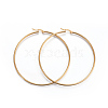 201 Stainless Steel Big Hoop Earrings LS-EJEW-A052-20D-G-1