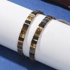 Vintage Ethnic Style Glass Tila Beaded Handmade Slider Bracelets for Women ZN9527-12-6