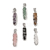 Natural Gemstone Pendants G-K338-28P-1