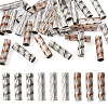 30Pcs 3 Colors Rack Plating Aluminum Beads ALUM-TA0001-04-1