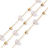 Ion Plating(IP) Natural  Square Beaded Chains AJEW-J035-02G-06-1