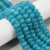 Dyed Natural White Jade Beads Strands G-G107-A07-01-6