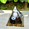 Yin Yang Eight-Trigram Pattern Orgonite Pyramid Resin Display Decorations PW23041290834-2