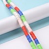 Handmade Polymer Clay Bead Strands CLAY-C003-02F-2