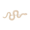 Alloy Snake Brooch Pin JEWB-M027-04KCG-1