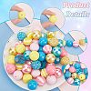   1 Set Resin Round Beads Set RESI-PH0002-03-4