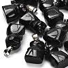 Natural Obsidian Pendants G-B127-08P-07-1