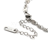 Non-Tarnish 304 Stainless Steel Oval Link Chains Bracelet for Men Women BJEW-G640-05P-3