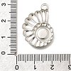 304 Stainless Steel Pendant Cabochon Settings STAS-E545-04A-P-3