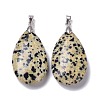 Natural Dalmatian Jasper Pendants G-D084-01P-B09-2