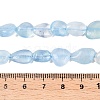 Natural Aquamarine Beads Strands X-G-R445-8x10-36-5