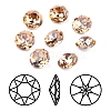 Pointed Back & Back Plated K9 Glass Rhinestone Cabochons RGLA-J012-10mm-246-1