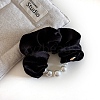 Velvet with Plastic Pearl Hair Accessories PW-WG792E4-01-1