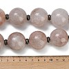 Natural Hematoid Quartz Ferruginous Quartz Beads Strands GG-CBA007A-D09-02-4