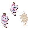 Alloy Enamel Pendants PW-WG8616C-03-1