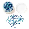 300Pcs Baking Painted Pearlized Glass Pearl Round Beads HY-FS0001-01C-2