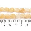 Natural Yellow Jade Beads Strands G-G146-A20-01-5