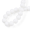 Opaque Solid Color Glass Beads Strands X-GLAA-T032-P8mm-02-4