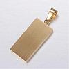 304 Stainless Steel Pendants STAS-P055-10-3