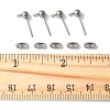 40Pcs 304 Stainless Steel Ball Post Stud Earring Findings STAS-FS0001-76P-5