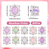 20Pcs Alloy Glass Beads GLAA-SC0003-44A-2